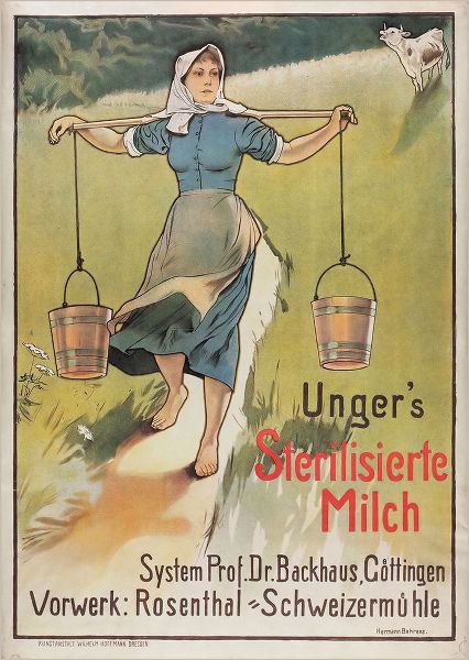 Vintage Apple Collection 아티스트의 Ungers Milk Germany 1898작품입니다.