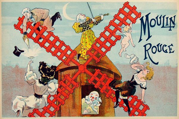 Vintage Apple Collection 아티스트의 Moulin Rouge 1895작품입니다.