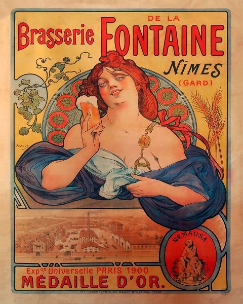 Vintage Apple Collection 아티스트의 Brasserie Fontaine작품입니다.
