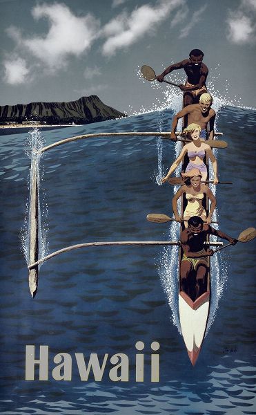Vintage Apple Collection 아티스트의 Kayak Hawaii작품입니다.