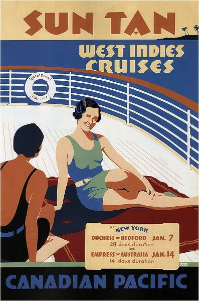 Vintage Apple Collection 아티스트의 West Indies Cruises작품입니다.