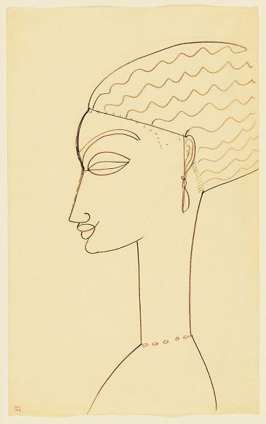 Vintage Apple Collection 아티스트의 Amedeo Modigliani - Woman In Profile작품입니다.