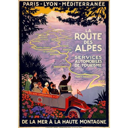 Vintage Apple Collection 아티스트의 La Route Des Alpes작품입니다.