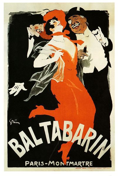 Vintage Apple Collection 아티스트의 Bal Tabarin 1904작품입니다.