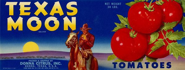 Vintage Apple Collection 아티스트의 Texas Moon Tomatoes작품입니다.