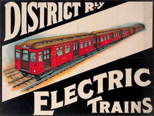 Vintage Apple Collection 아티스트의 Electric Trains작품입니다.