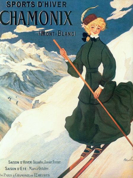 Vintage Apple Collection 아티스트의 Chamonix Mont Blanc작품입니다.