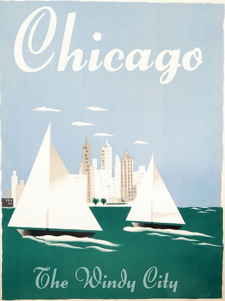 Vintage Apple Collection 아티스트의 Chicago Windy City작품입니다.
