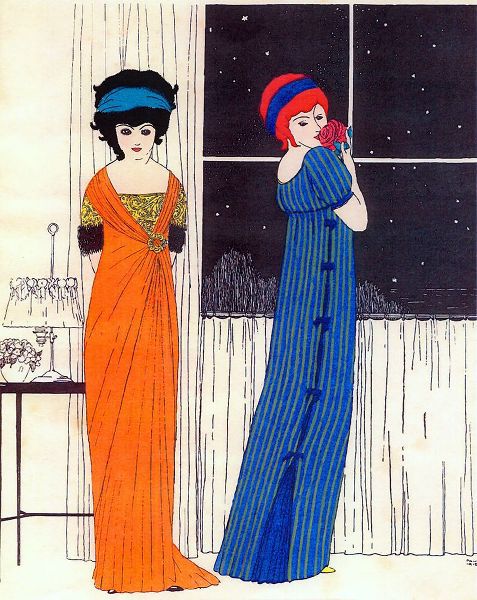 Vintage Apple Collection 아티스트의 Barbier 1914 Oriental Red작품입니다.