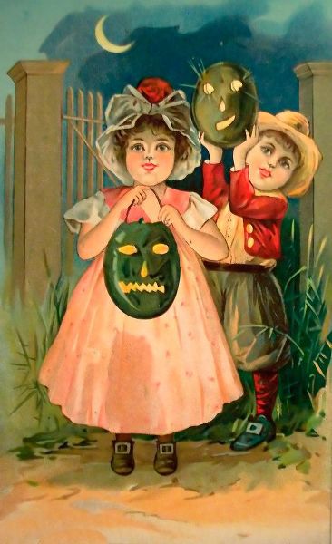 Vintage Apple Collection 아티스트의 Halloween Black Jack O Lantern.tif작품입니다.
