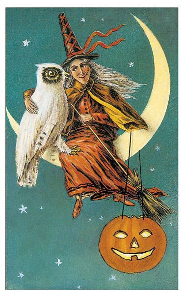 Vintage Apple Collection 아티스트의 Witch Owl.tif작품입니다.