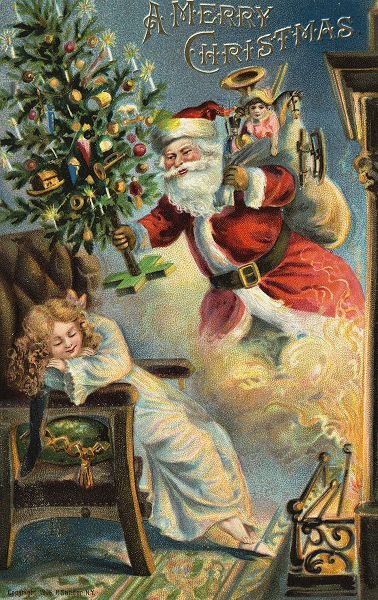 Vintage Apple Collection 아티스트의 Merry Christmas Santa작품입니다.