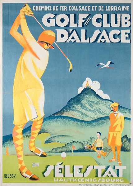 Vintage Apple Collection 아티스트의 Alsace Golf작품입니다.