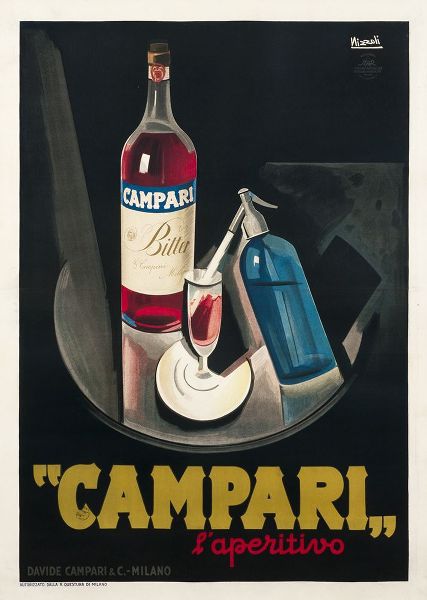 Vintage Apple Collection 아티스트의 Campari Laperitiv Nizzoli작품입니다.