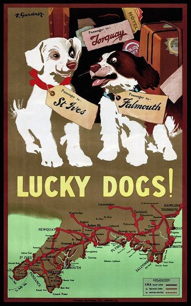 Vintage Apple Collection 아티스트의 Lucky Dogs작품입니다.