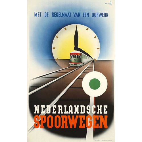 Vintage Apple Collection 아티스트의 Artdeco_Railroad_Netherlands작품입니다.