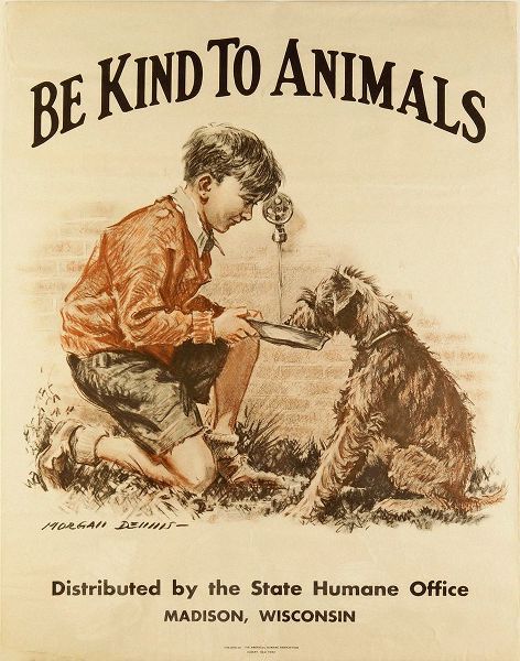 Vintage Apple Collection 아티스트의 Be Kind to Animals작품입니다.