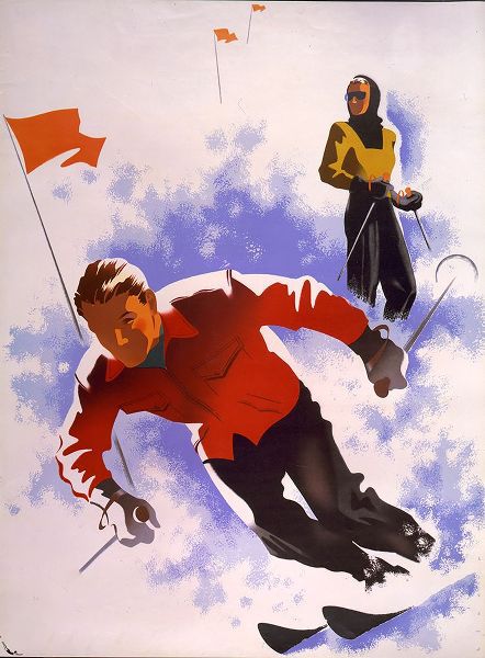 Vintage Apple Collection 아티스트의 Downhill Skiing작품입니다.