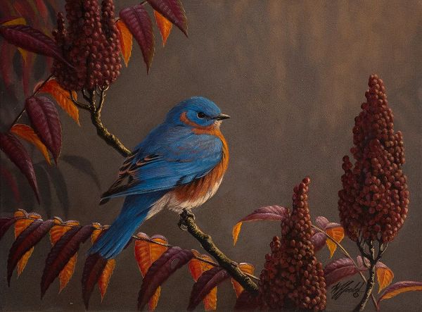 Goebel, Wilhelm 아티스트의 Autumn Bluebird작품입니다.