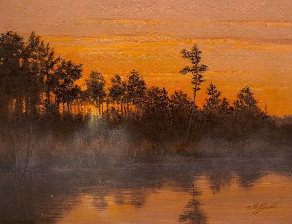 Goebel, Wilhelm 아티스트의 Wicomico Creek Sunset작품입니다.