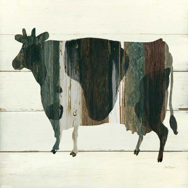 Woodgrain Cow