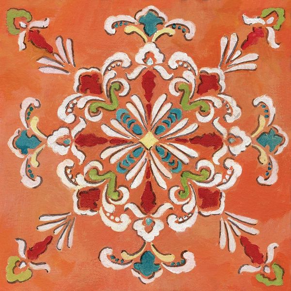 Orange Bandana Mosaic