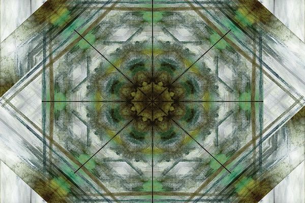 Green Grey Kaleidoscope I