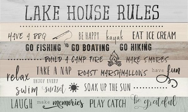 Lake House Rules