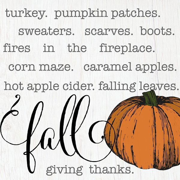 Fall Giving Thanks