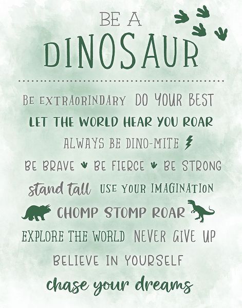 Be a Dinosaur