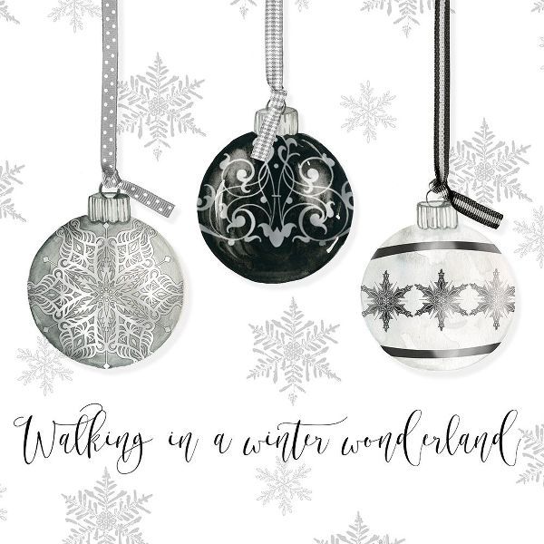 Walking in a Winter Wonderland Ornaments