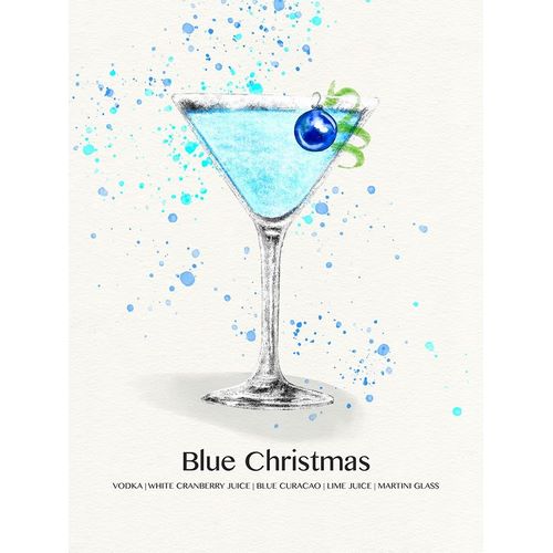 Blue Christmas Cocktail