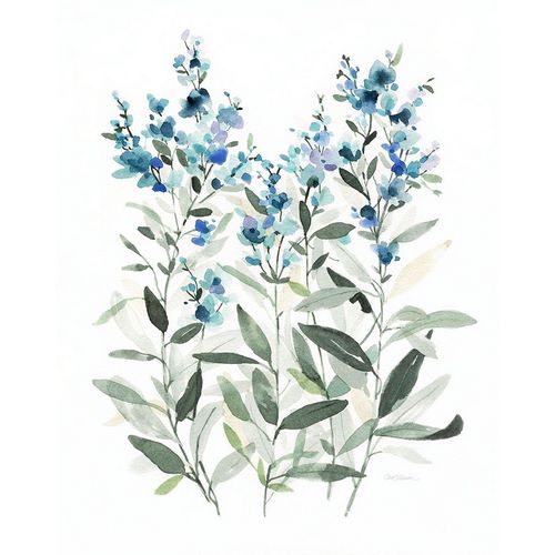 Delicate Blue Botanical II