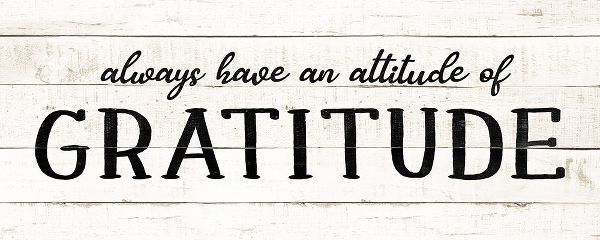 Attitude Gratitude