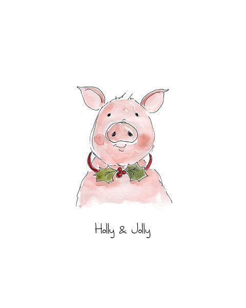 Farm Christmas Pig