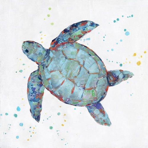 Bubbly Blue Turtle II