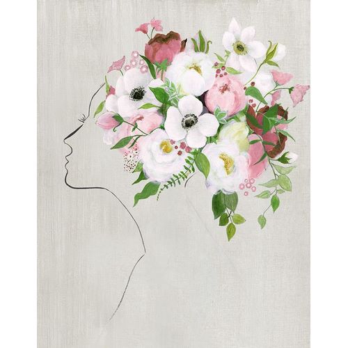 Tava Studios 아티스트의 Floral Portrait II 작품