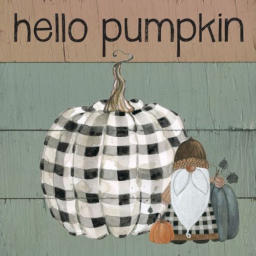 Finn, Livi 아티스트의 Harvest Gnomes Hello Pumpkin 작품