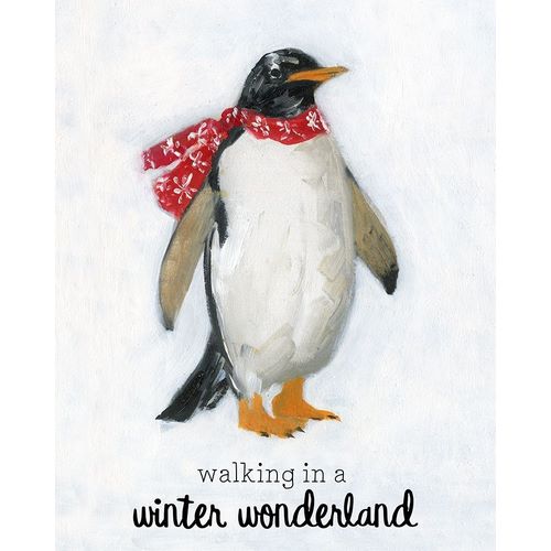 Swatland, Sally 아티스트의 Winter Wonderland Snow Penguin 작품