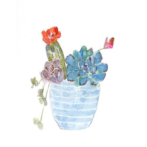 Swatland, Sally 아티스트의 Cactus and Succulent Blooms I작품입니다.
