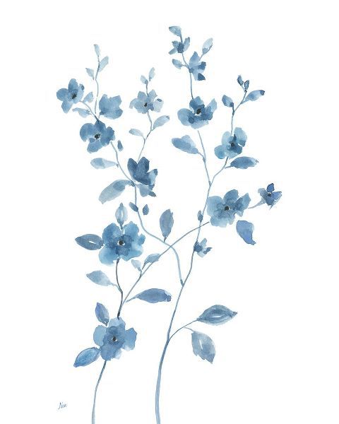 Nan 아티스트의 Blue Blossom I 작품
