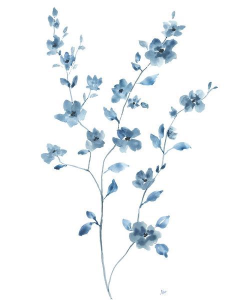 Nan 아티스트의 Blue Blossom II 작품