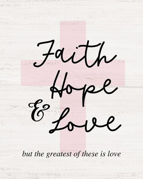 Carpentieri, Natalie 작가의 Faith-Hope and Love Cross 작품