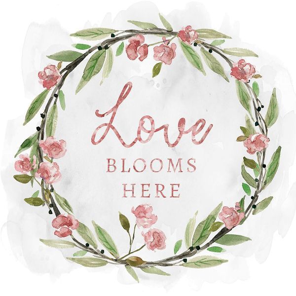 Robinson, Carol 아티스트의 Love Blooms Wreath작품입니다.