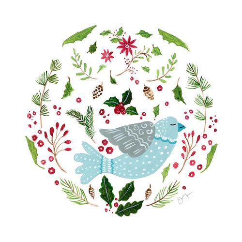 Tava Studios 아티스트의 Christmas Folk Bird작품입니다.