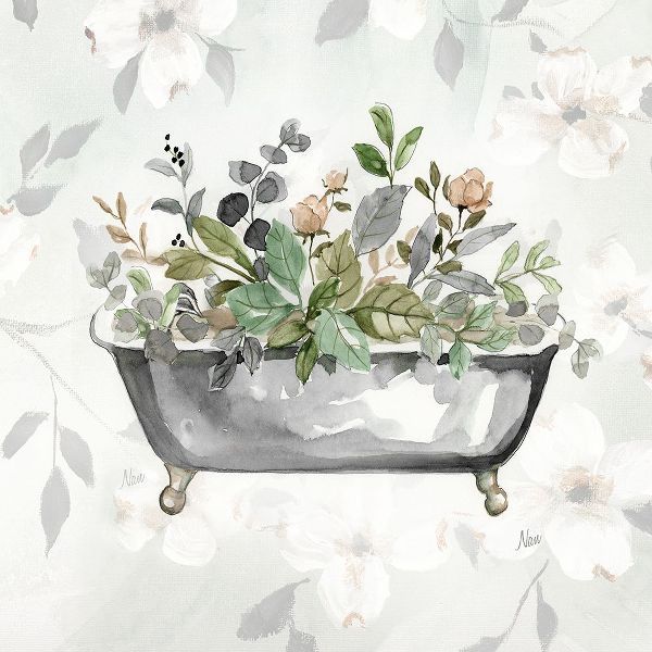Nan 아티스트의 Soft Floral Tub I작품입니다.