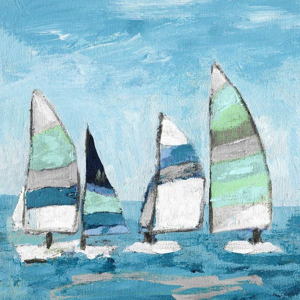 Craven, Katrina 아티스트의 Seaglass Sails I작품입니다.