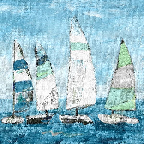 Craven, Katrina 아티스트의 Seaglass Sails II작품입니다.