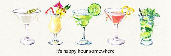 Jill, Susan 아티스트의 Happy Hour Cocktails작품입니다.