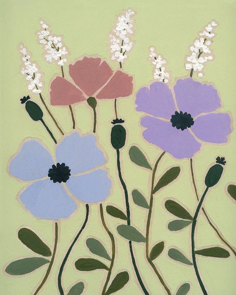 Robinson, Carol 아티스트의 Woodblock Floral III작품입니다.